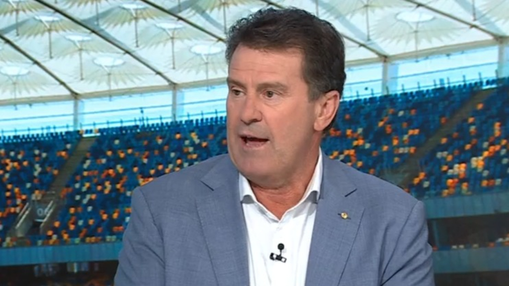 Mark Taylor reacts to the leadership change with the Australian Test side