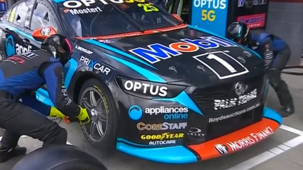 Tyre failure for Chaz Mostert