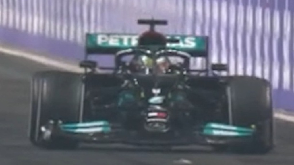 Hamilton wins dramatic Saudi Arabian GP