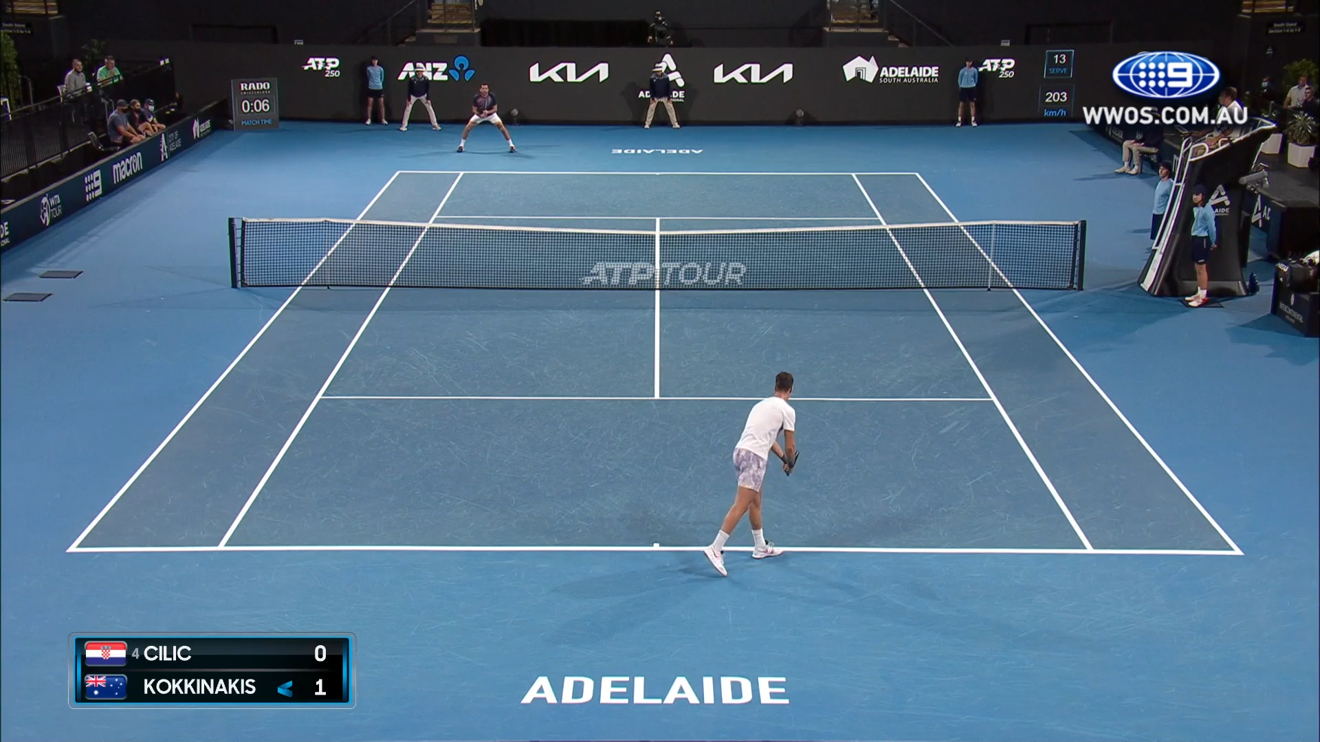 Marin Cilic vs Thanasi Kokkinakis: ATP Adelaide International