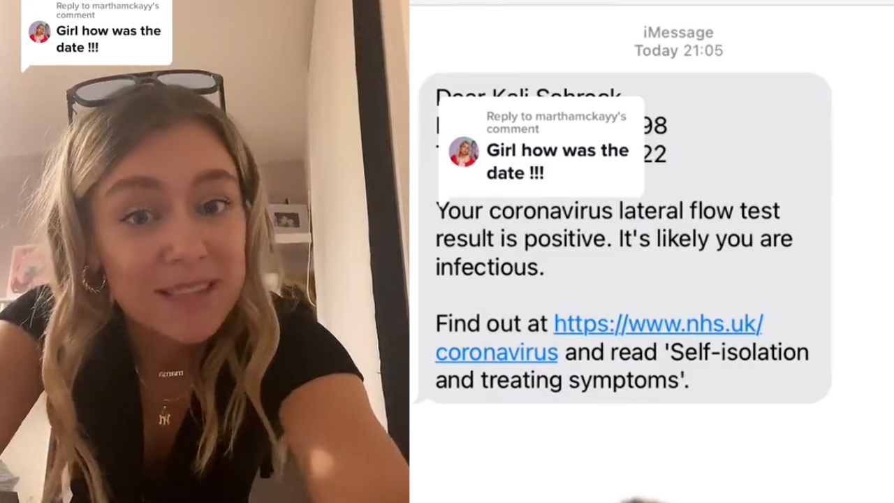 TikToker reveal time she faked a positive COVID result to get out of 'worst date ever'
