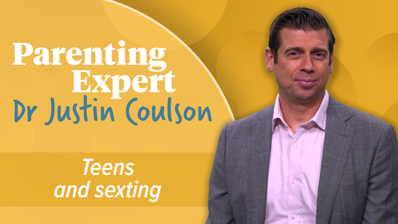 Parenting expert Justin Coulson reveals what to do if your teen is texting nude photos