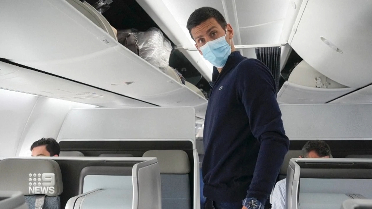 Djokovic en-route to Belgrade after being deported from Australia