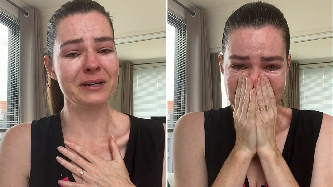  Woman sobs and issues heartbreaking plea over IVF ban in Victoria