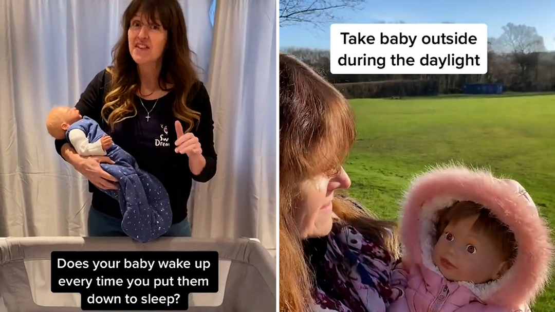 TikTok baby sleep expert shares tip to move sleeping baby into cot without waking