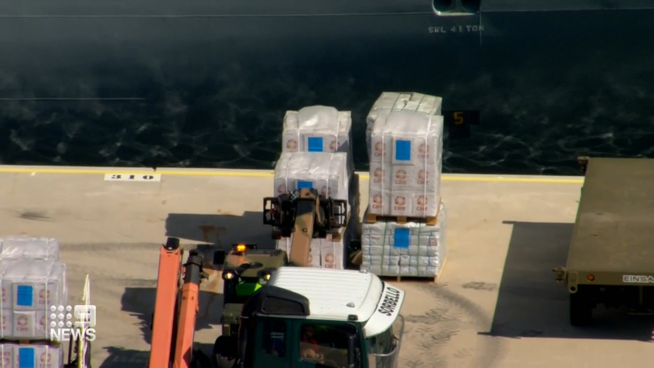 HMAS Adelaide set to depart for Tonga with vital aid supplies