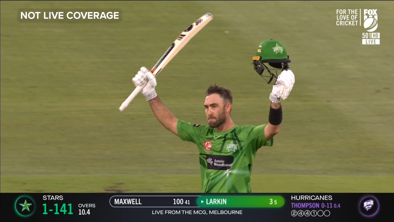 Maxwell strikes second-fastest BBL ton ever