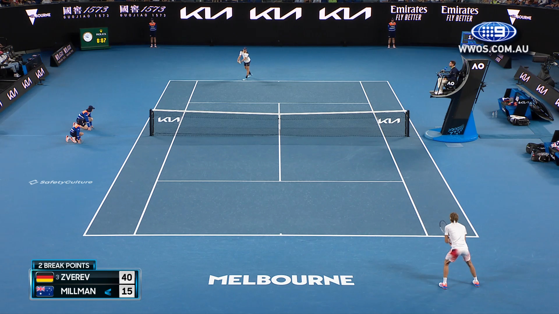 Alexander Zverev vs John Millman: Australian Open 2022 | Tennis Highlights