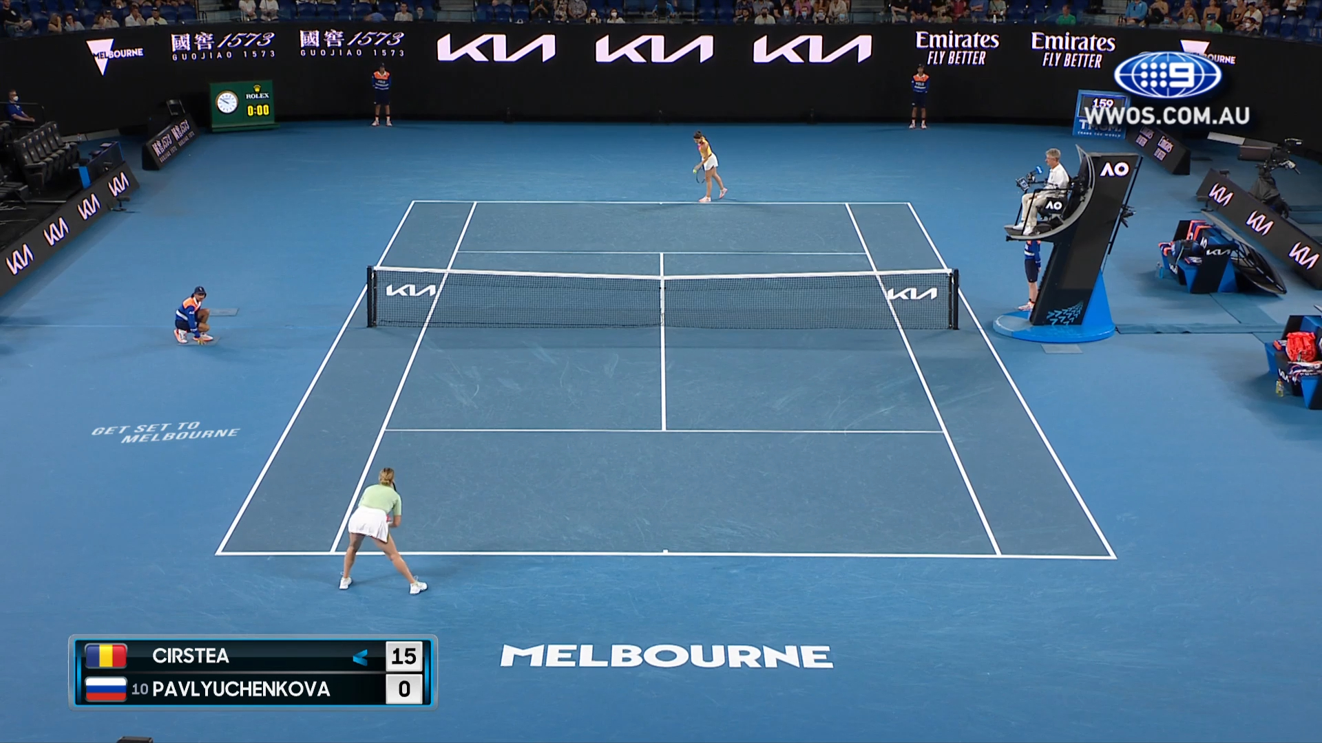 Sorona Cirstea vs Anastasia Pavlyuchenkova: Australian Open 2022 | Tennis Highlights