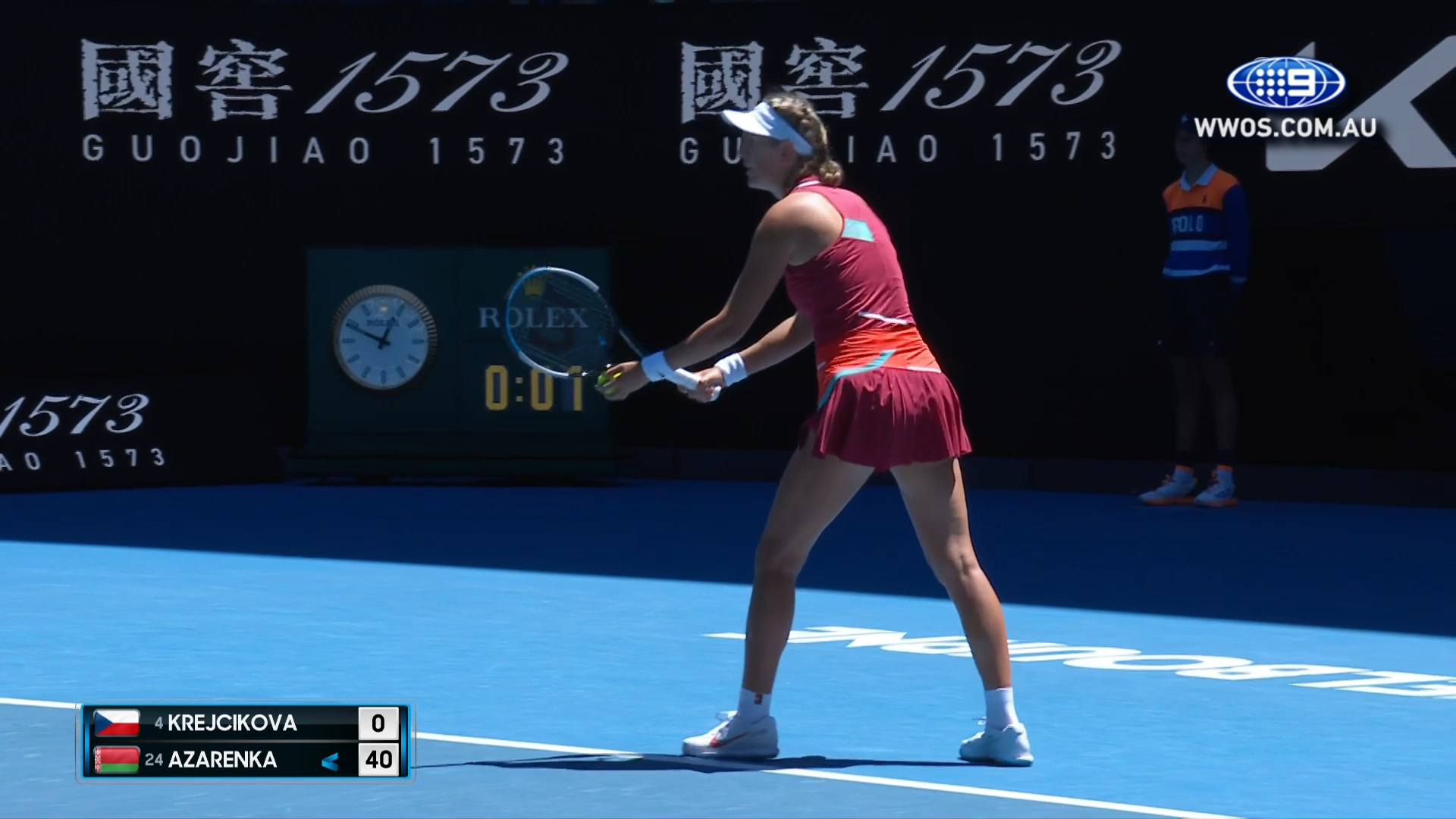 Barbora Krejčíková vs Victoria Azarenka: Australian Open 2022 | Tennis Highlights