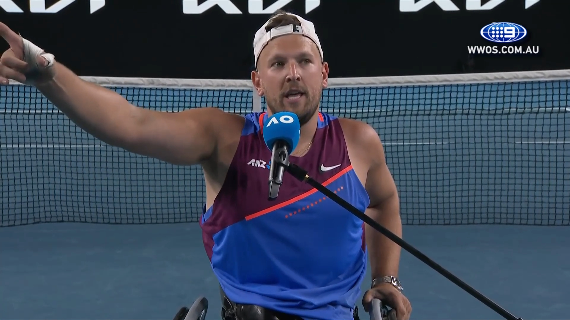 Dylan Alcott's touching tribute to his friends and family | Australian Open interviews
