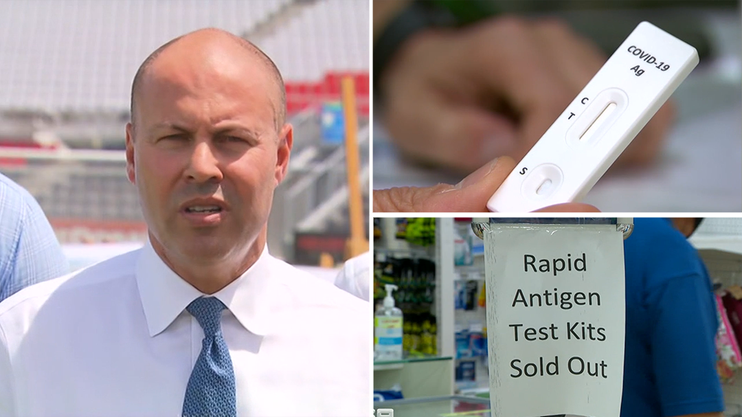 Federal Government says rapid test shortage will end soon