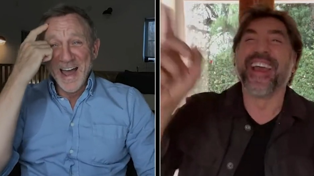 Daniel Craig unaware he is bleeding from head during hilarious interview