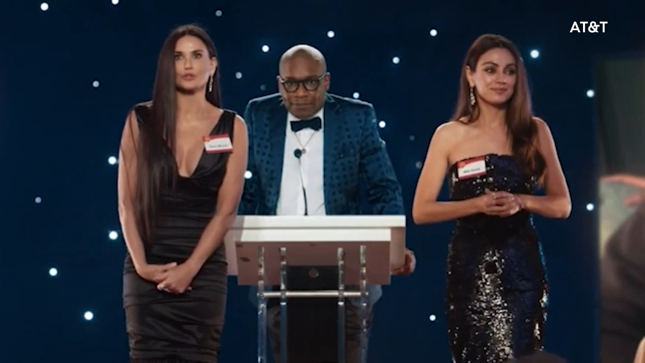 Mila Kunis and Demi Moore appear together in Super Bowl commercial