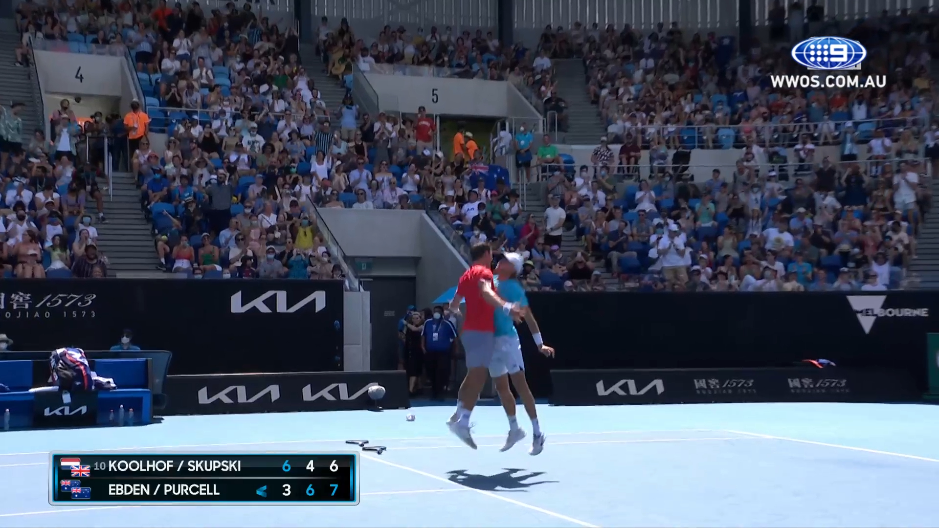 Ebden & Purcell make semis in hard fought win - Doubles Quarter-Final highlights