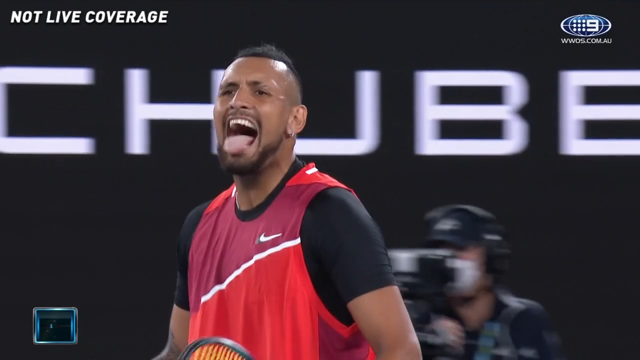 Kyrgios roars as Special Ks draw first blood