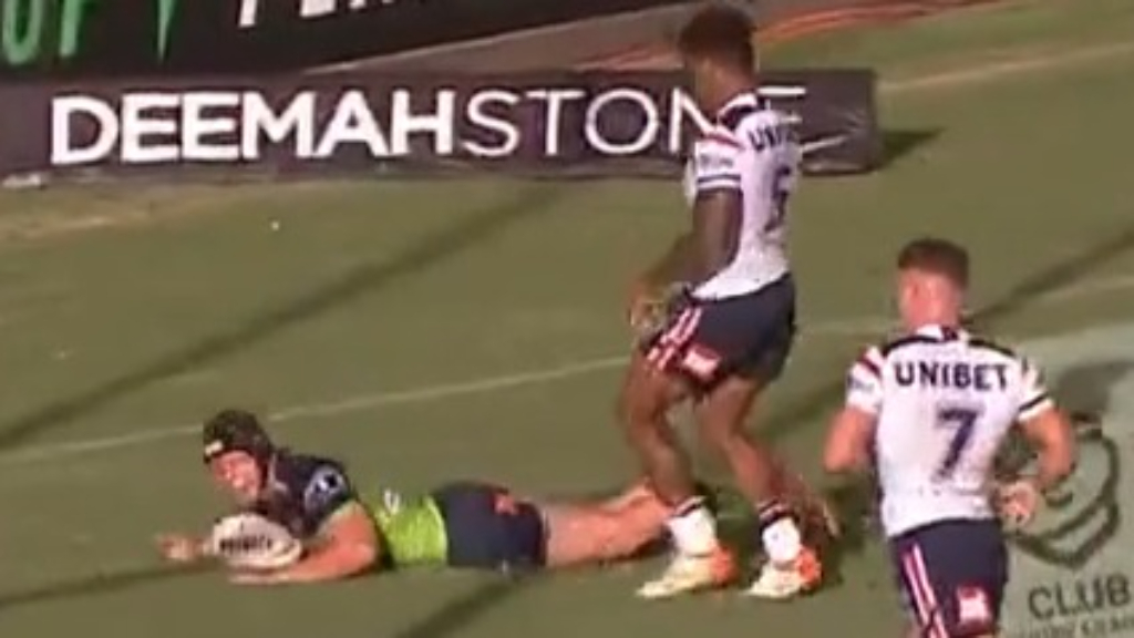 Raiders young guns combine for glorious try