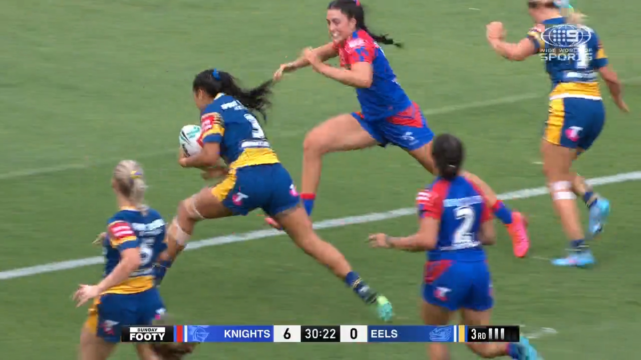 Penitani gets Eels' first try in NRLW