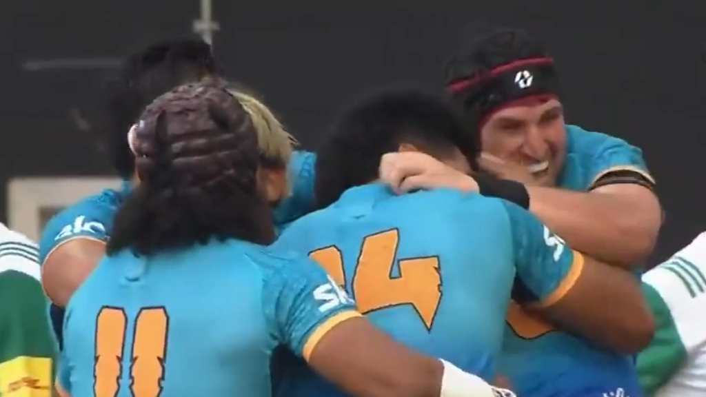 Moana Pasifika's historic first try