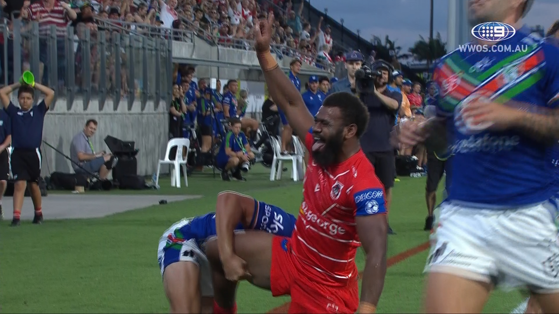 NRL Highlights: Ravalawa shines in Dragons win over the Warriors - Round 1