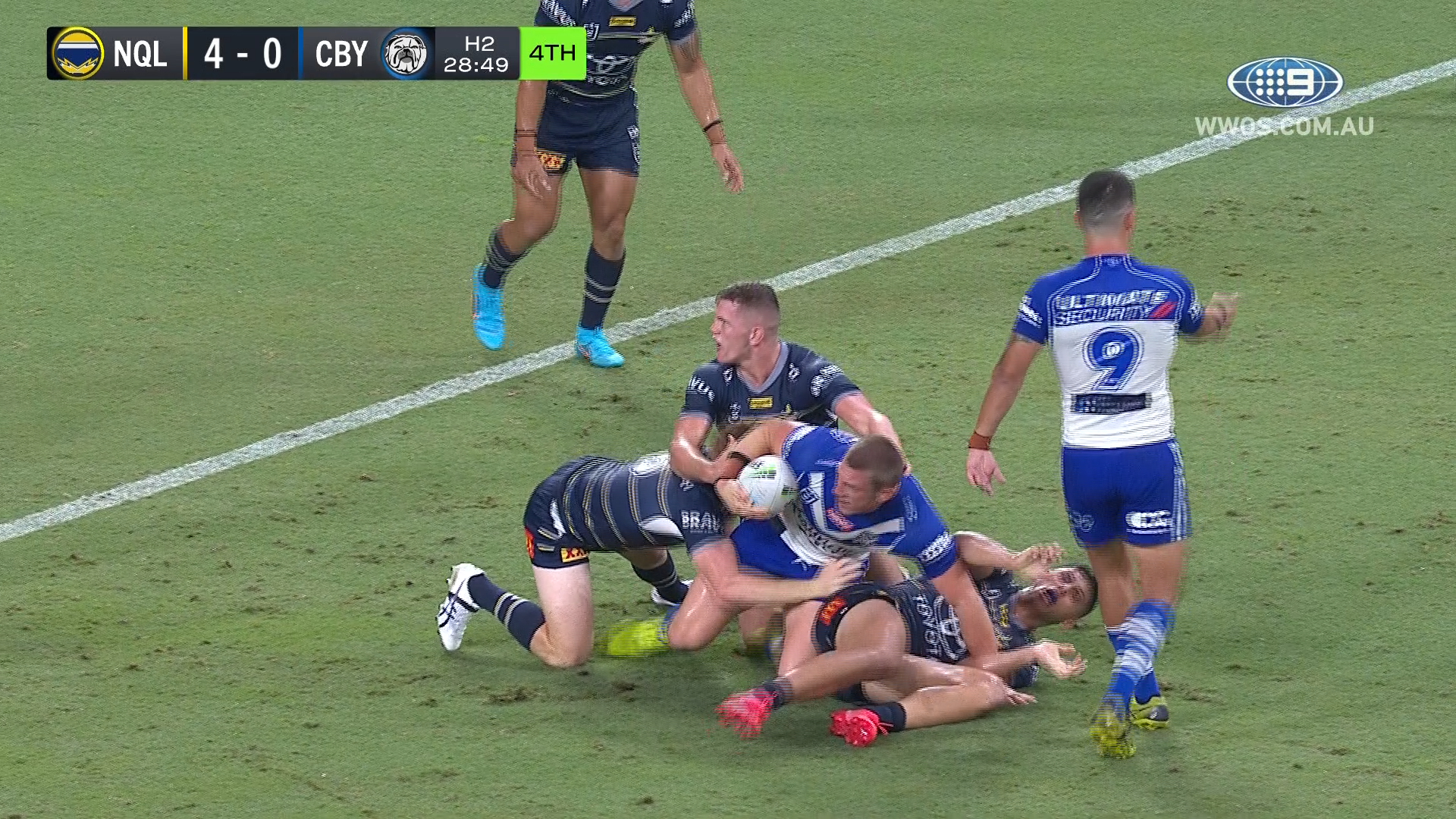 NRL Highlights: Bulldogs survive against the Cowboys in a low scoring battle - Round 1