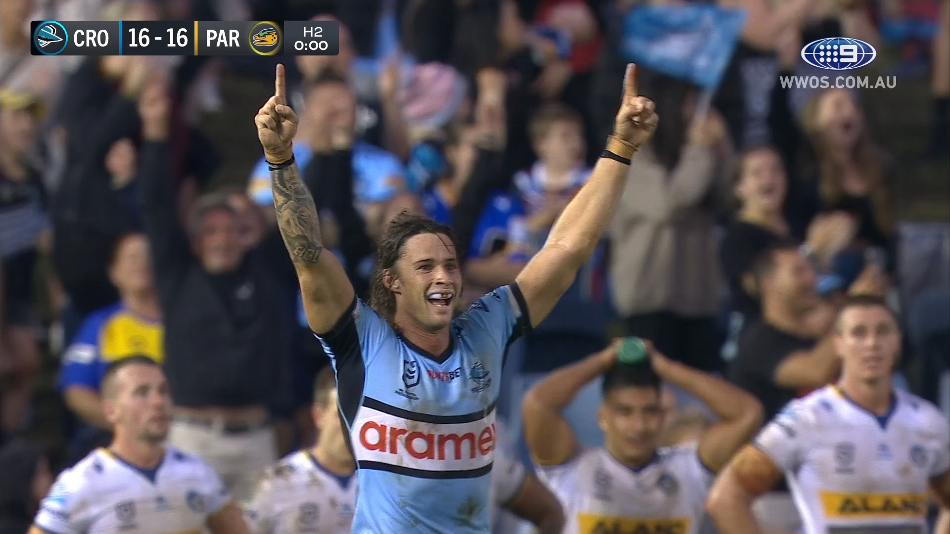 NRL Highlights: Hynes kicks the match winner as the Sharks edge out the Eels - Round 2