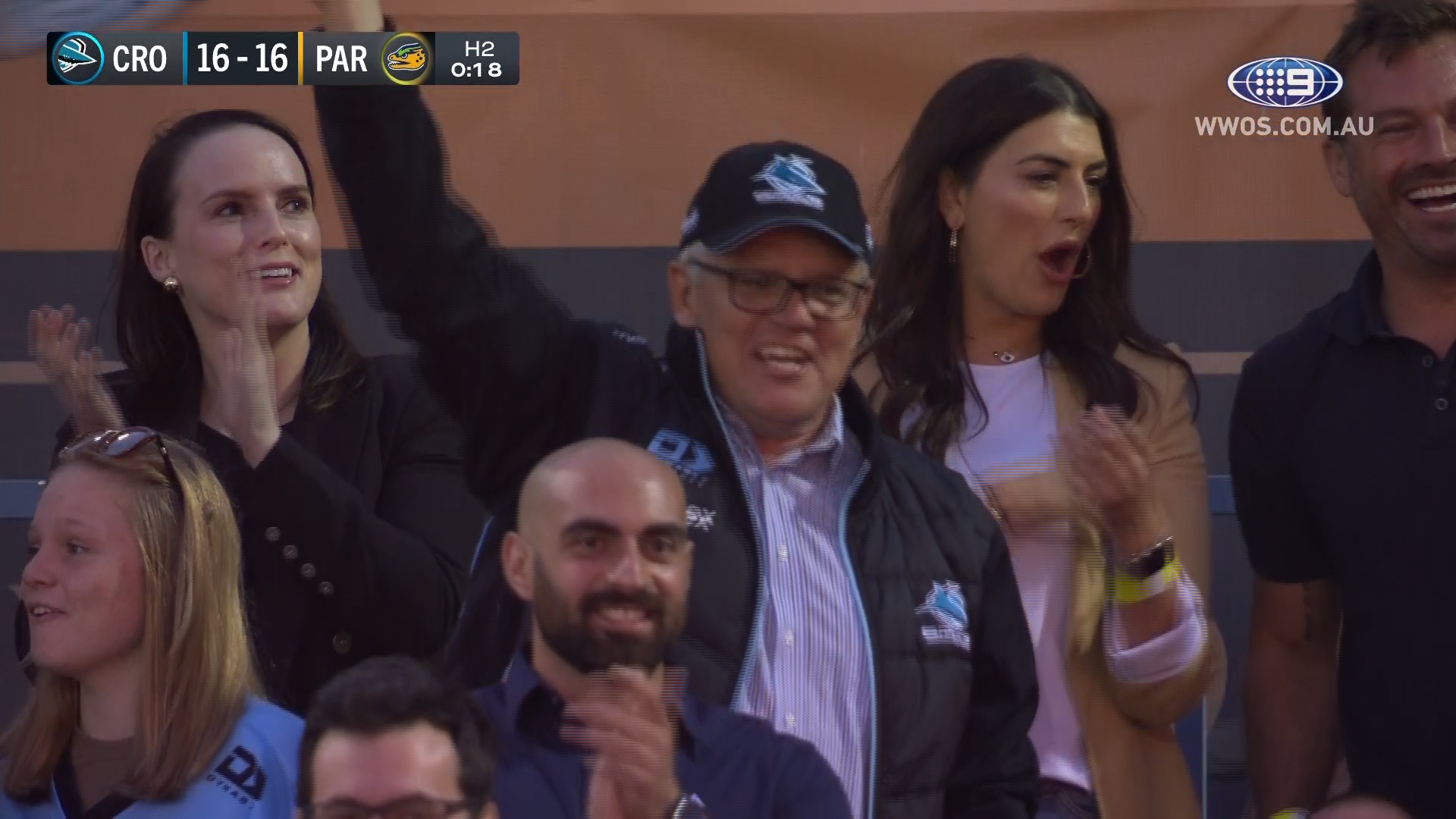 ScoMo goes bananas as Sharks win a thriller