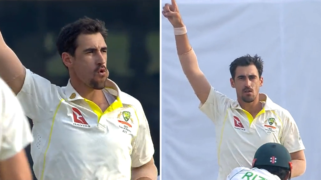 Sizzling Starc destroys Pakistani's stumps