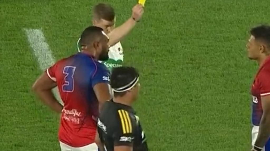 Moana Pasifika cops a controversial yellow card