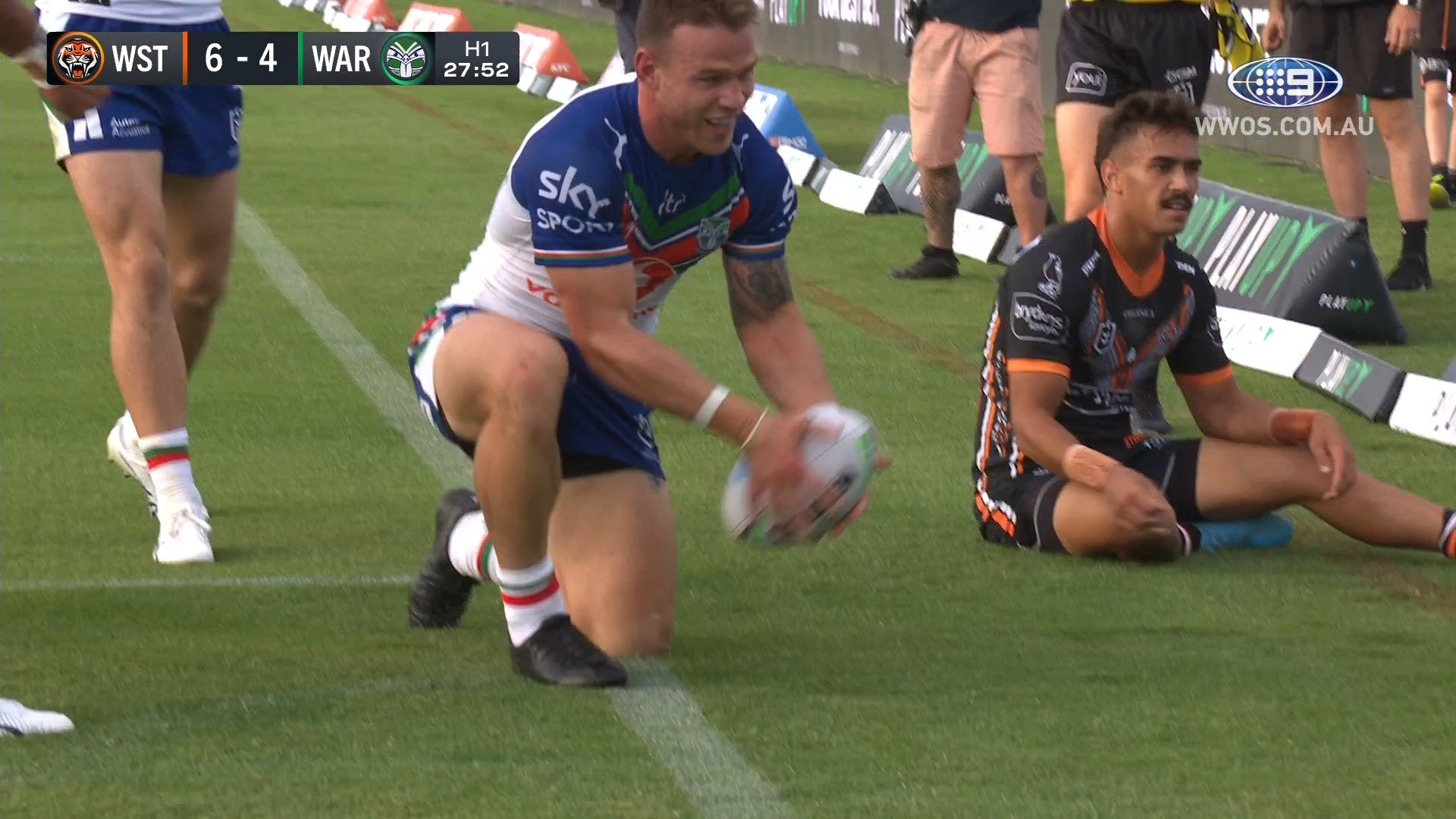 NRL Highlights: Warriors edge past the Tigers in a tight tussle - Round 3