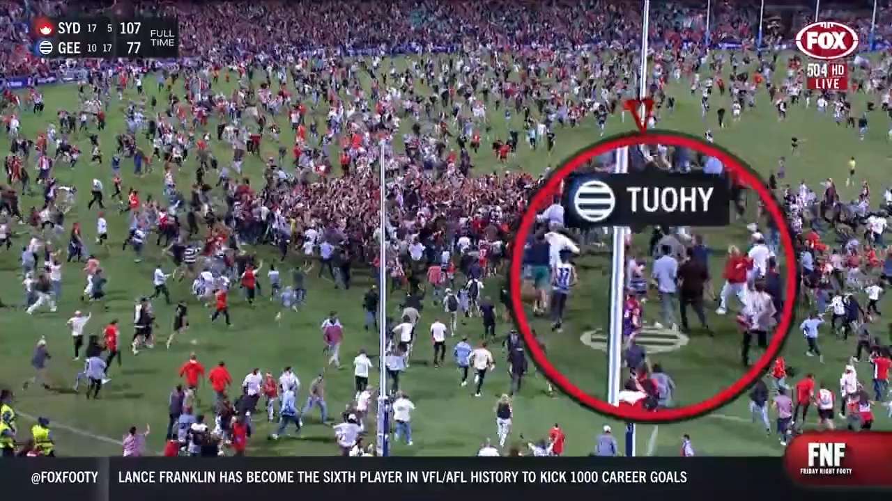 Tuohy's incredible act amid mayhem