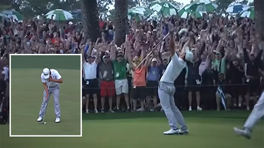 Scott holes putt to win 2013 Masters Tournament