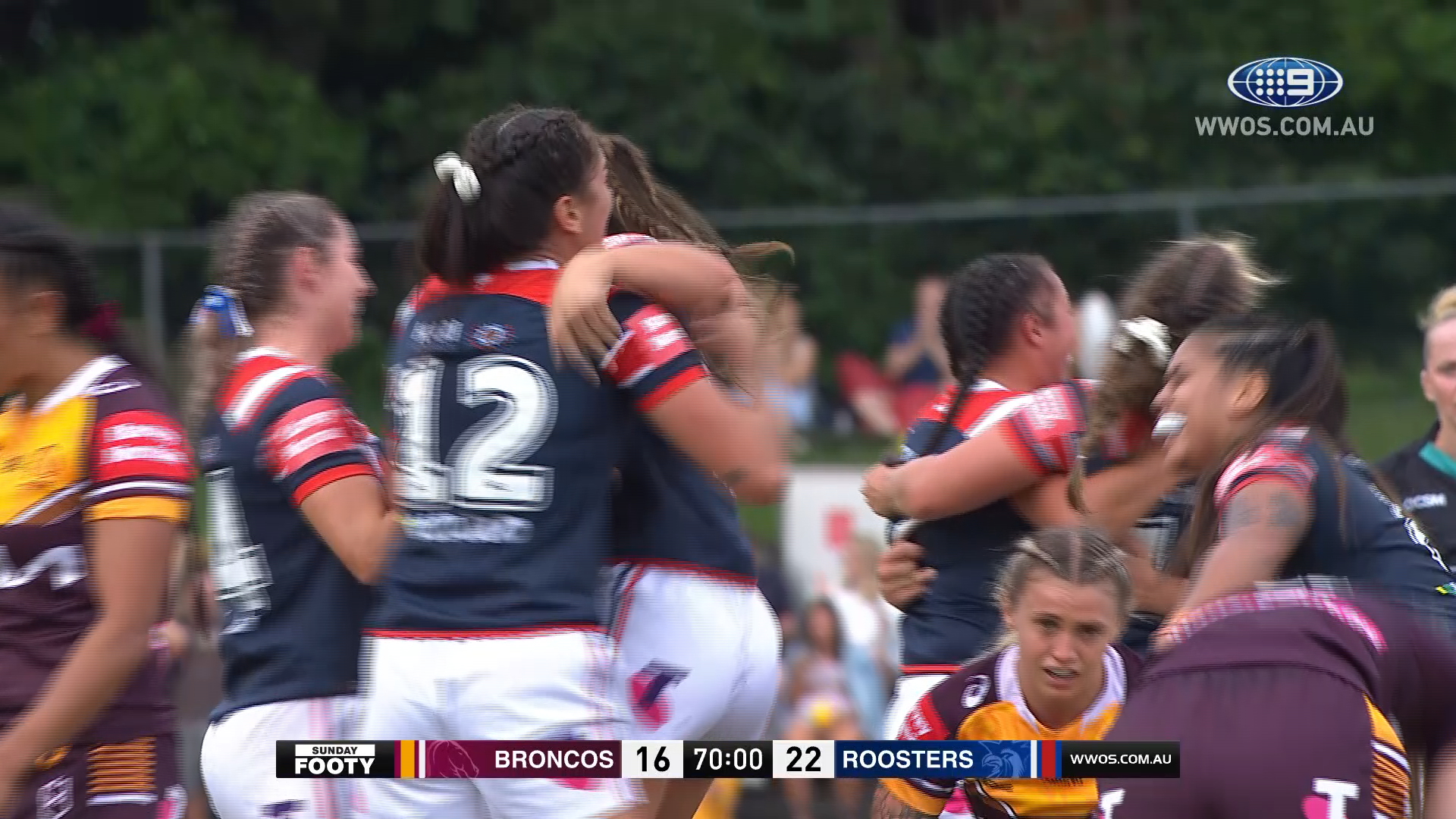 NRLW Highlights: Broncos v Roosters - Semi-Final