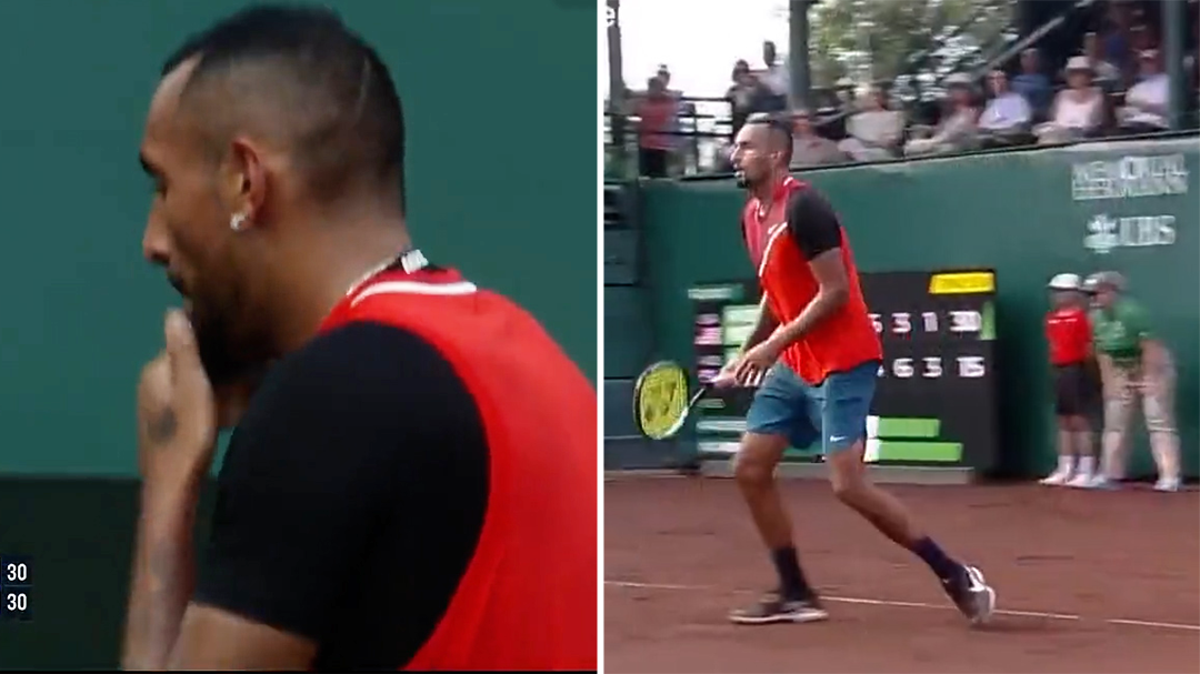 Tennis news: Nick Kyrgios wins in Houston tweener shot video