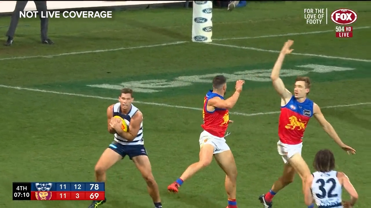 Controversial non-call mars Cats-Lions clash