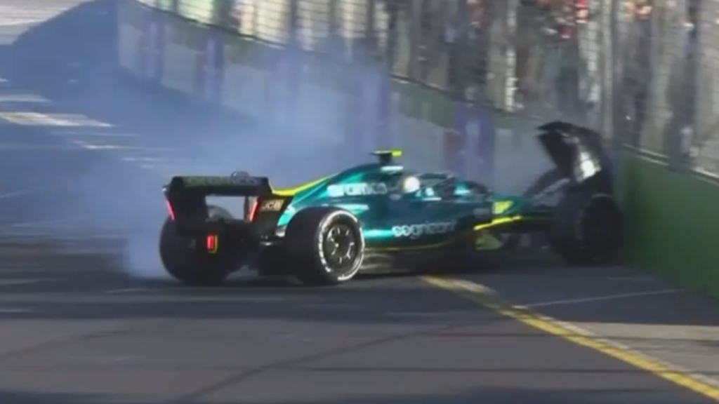 Vettel has 'highly unusual' crash in Australian Grand Prix