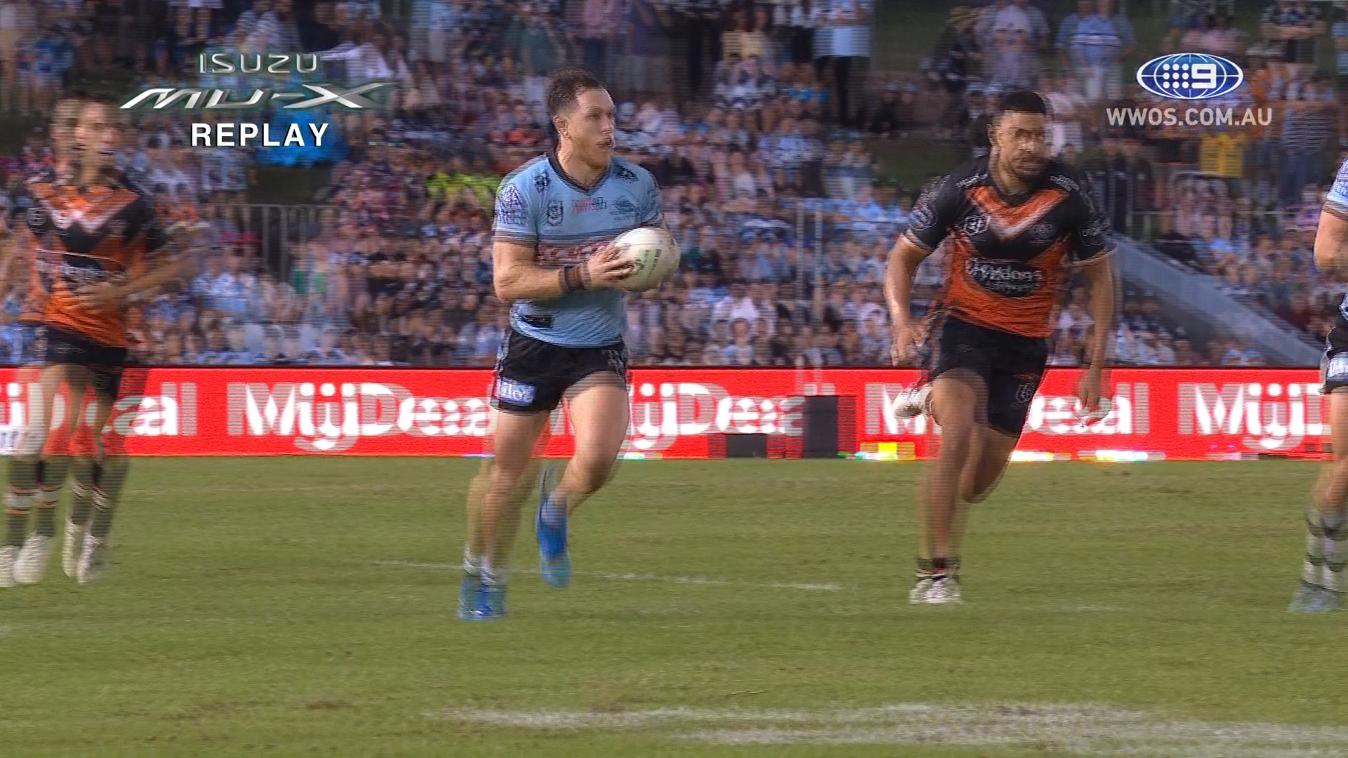 NRL Highlights: The Sharks demolish the Tigers at home - Round 5