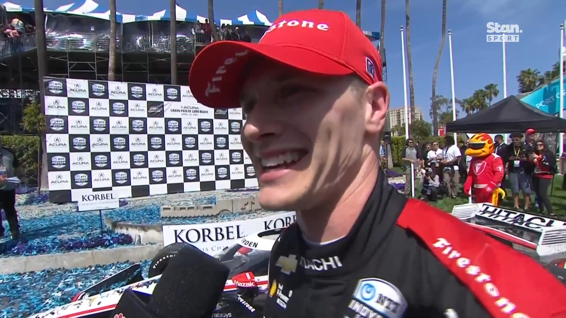 Newgarden channels Jordan in interview