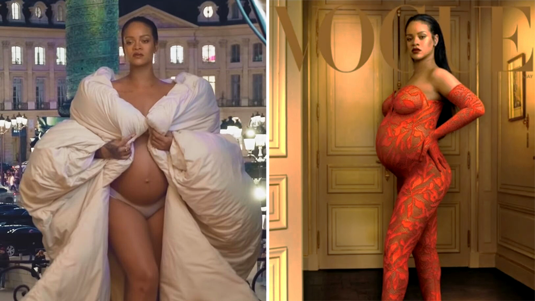 Pregnant Rihanna stuns in Vogue cover shoot