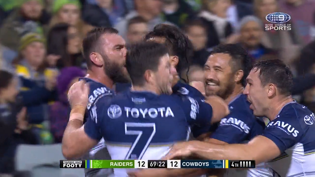 Nanai flies through to give Cowboys the lead