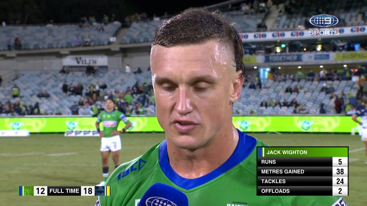 Wighton's grim admission after loss