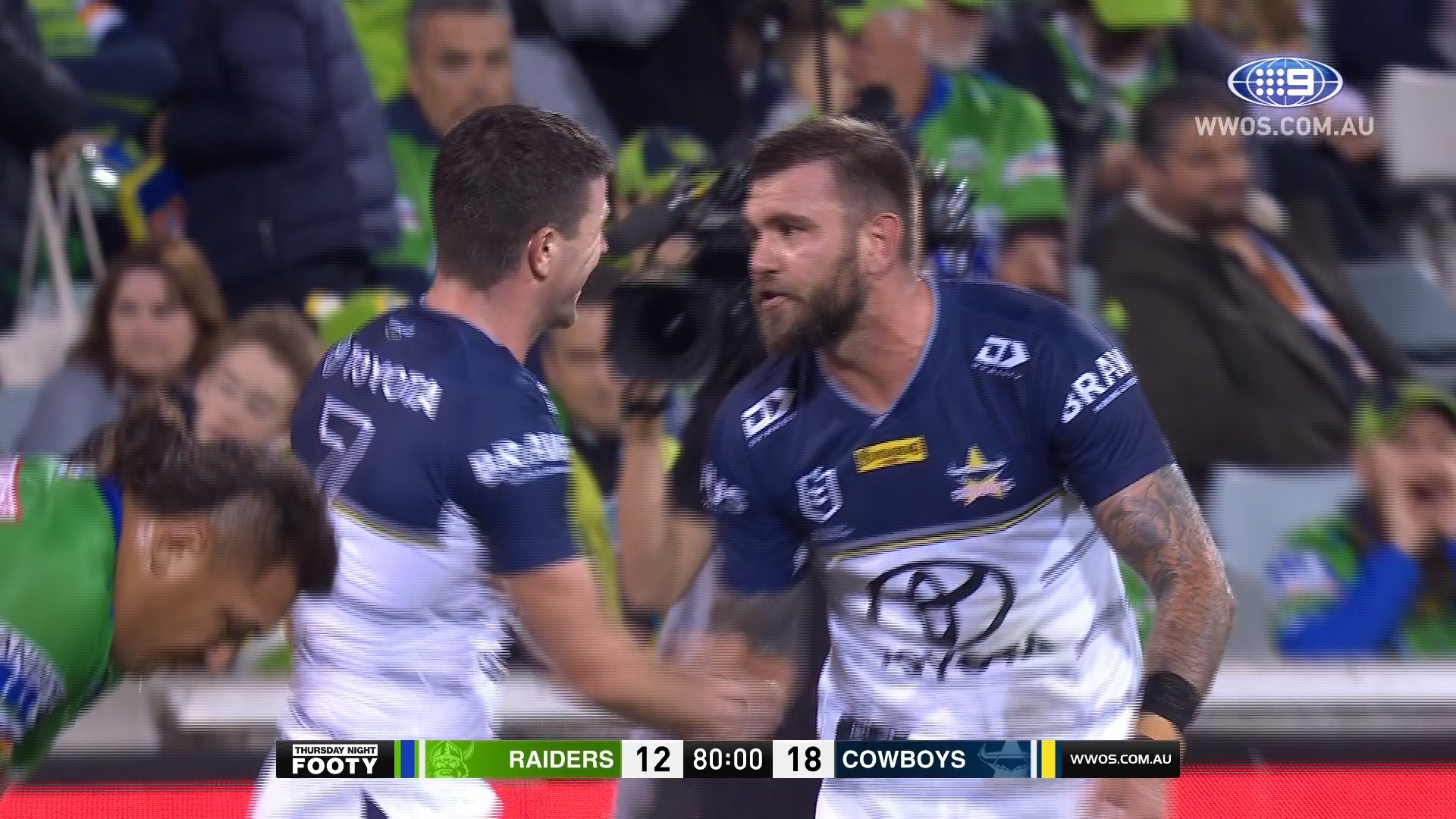 NRL Highlights:  The cowboys pull of a great comeback against the Raiders - Round 6