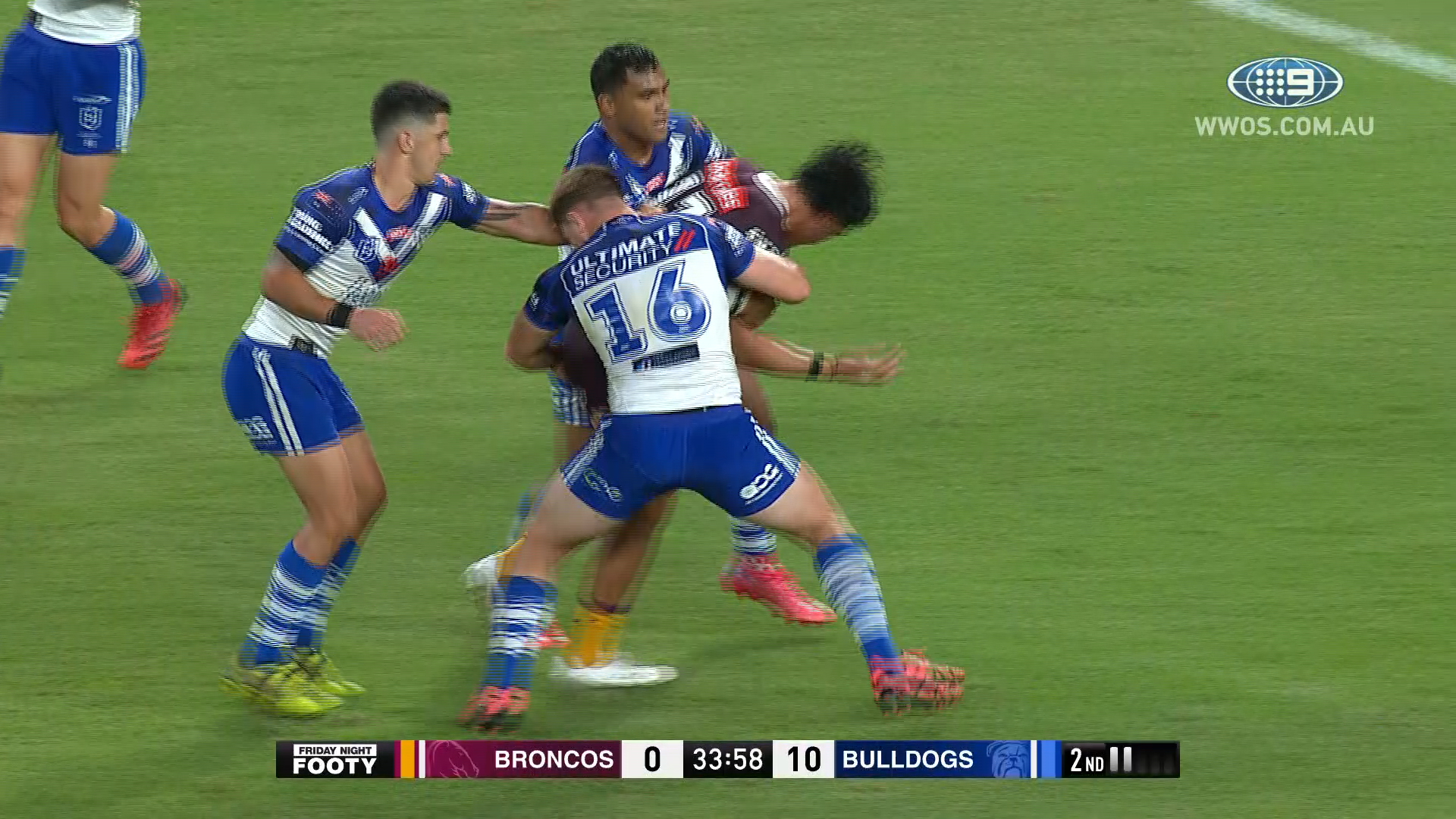 NRL Highlights: Broncos v Bulldogs - Round 7