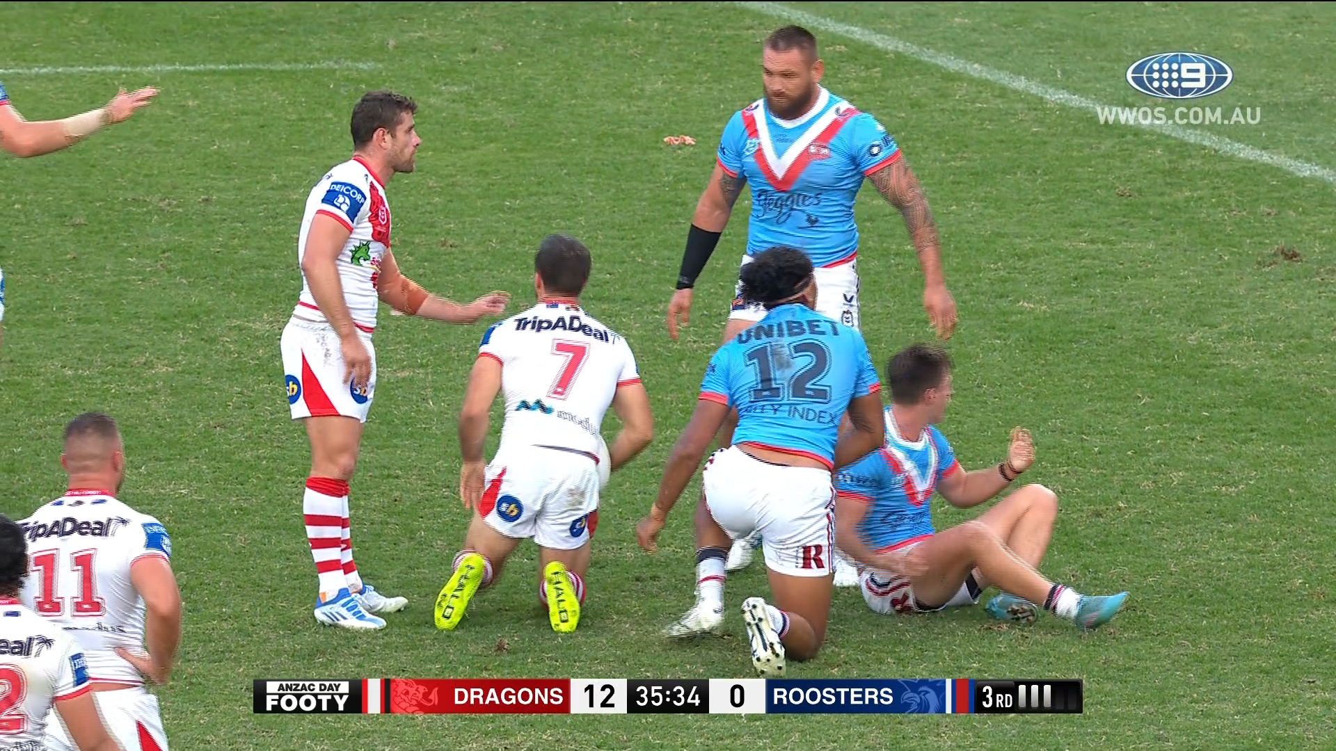 NRL Highlights: Dragons v Roosters - Round 7 