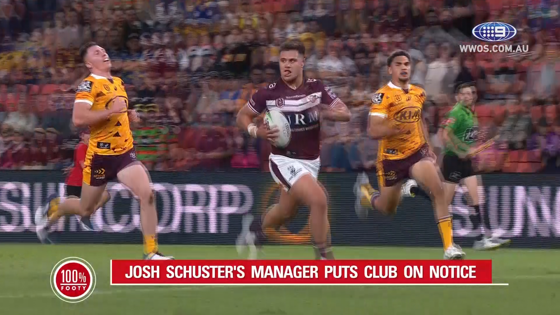 Manly's awkward position with young star Josh Schuster