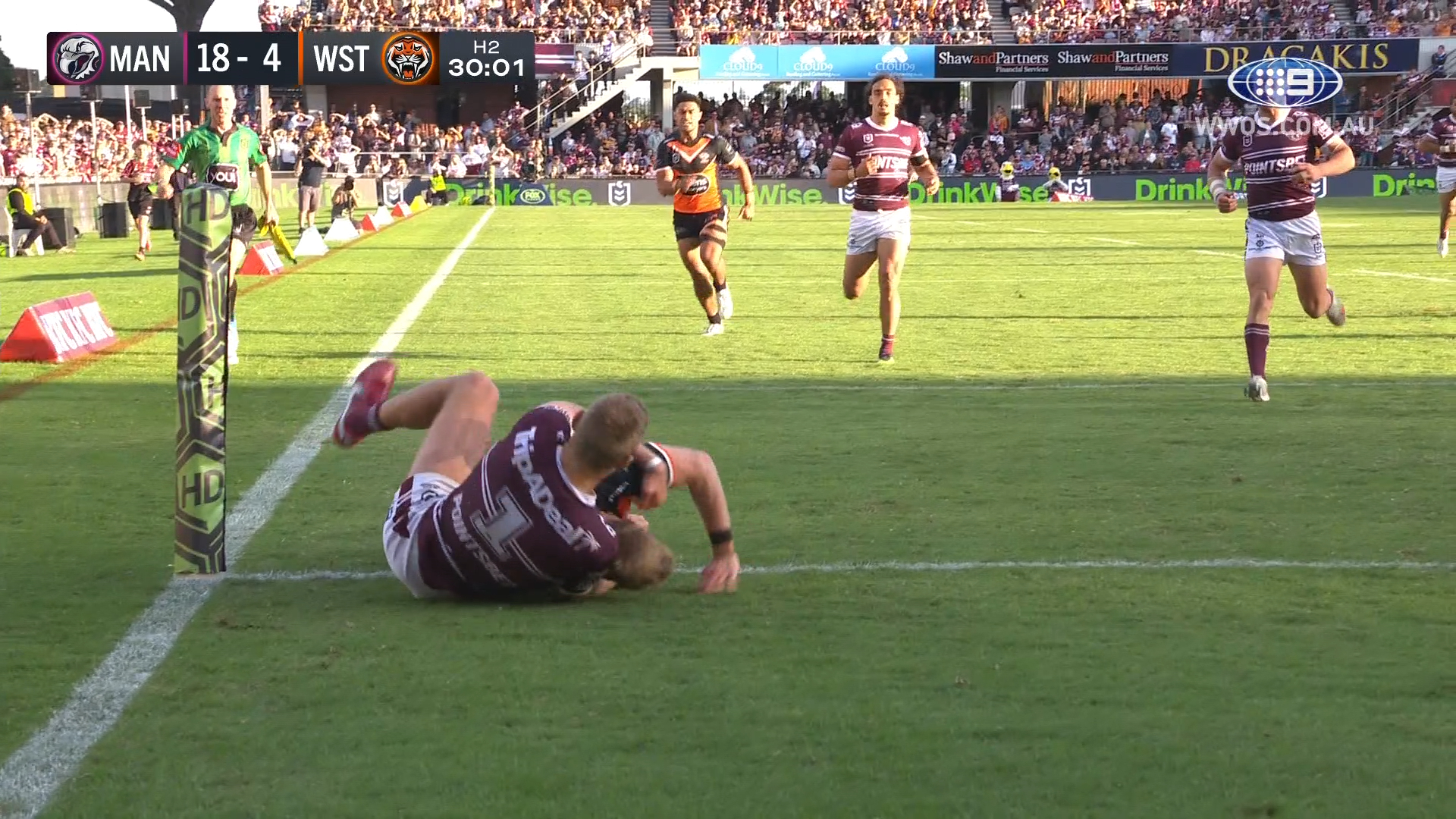 NRL Highlights: Sea Eagles v Tigers - Round 9 