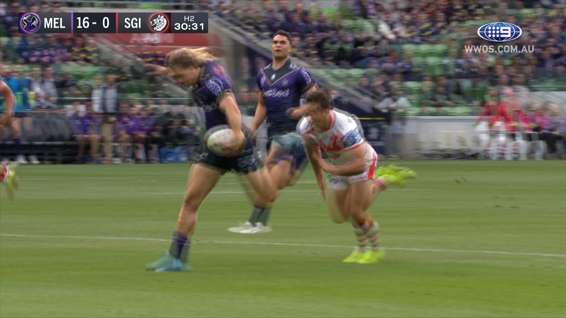 NRL Highlights: Storm v Dragons - Round 9