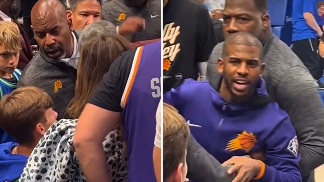 NBA star reacts after family abused in crowd