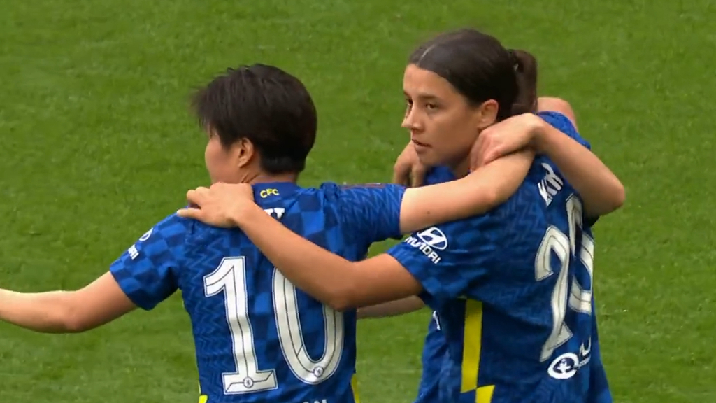 Sam Kerr's match winner in the FA Cup final for Chelsea