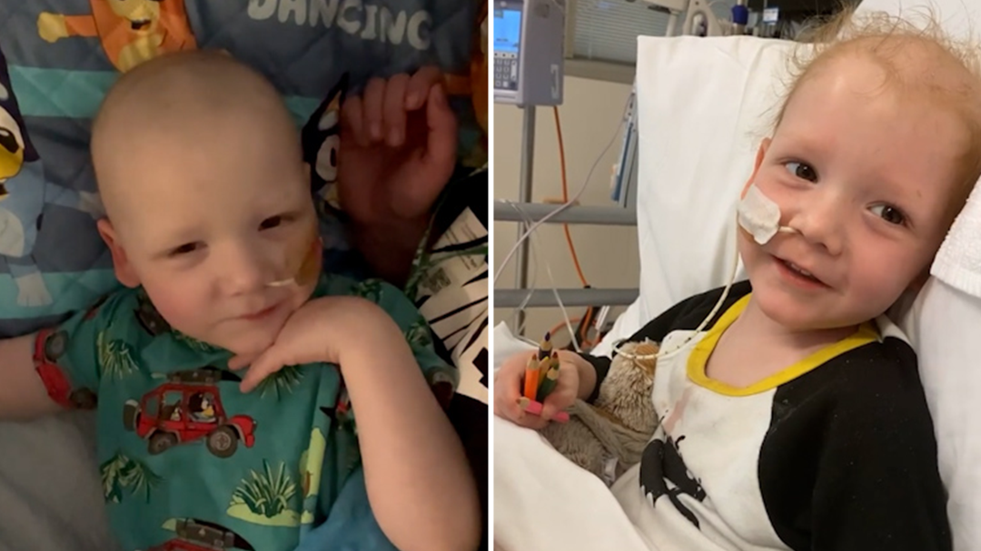 Little Liam's brave battle with neuroblastoma